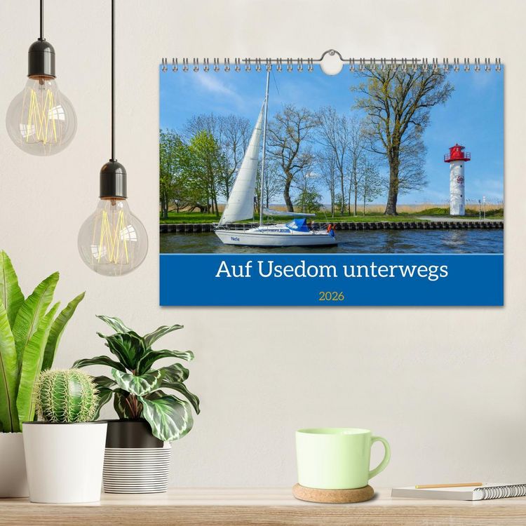 Produktbild: Unterwegs auf Usedom (Wandkalender 2026 DIN A4 quer), CALVENDO Monatskalender