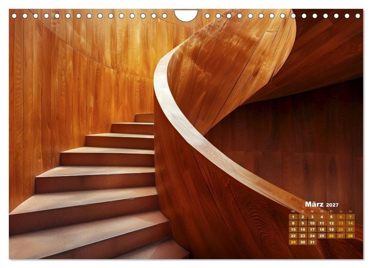 Produktbild: Stufe um Stufe - Treppen (Wandkalender 2027 DIN A4 quer), CALVENDO Monatskalender
