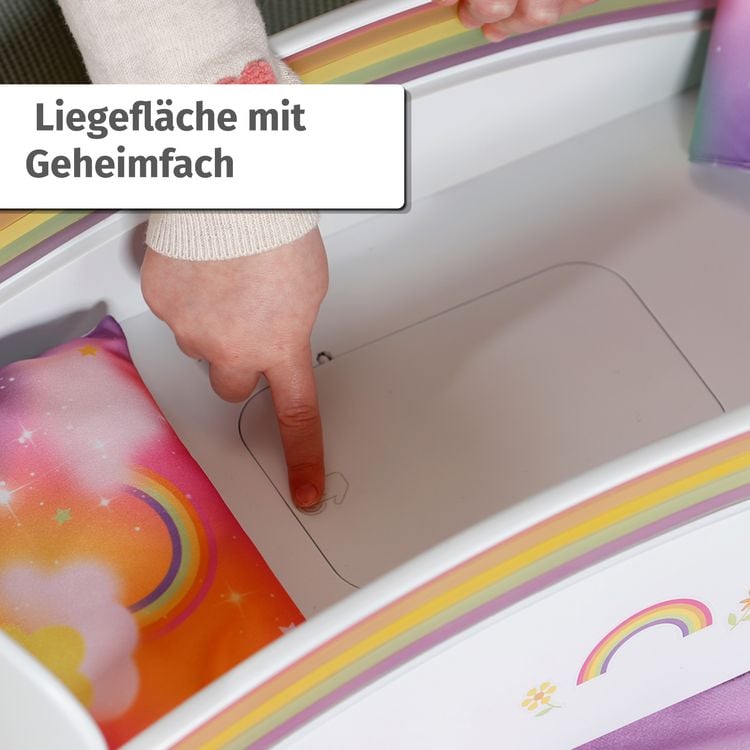 Produktbild: BABY born Regenbogen Bett