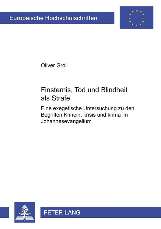 Produktbild: Finsternis, Tod und Blindheit als Strafe