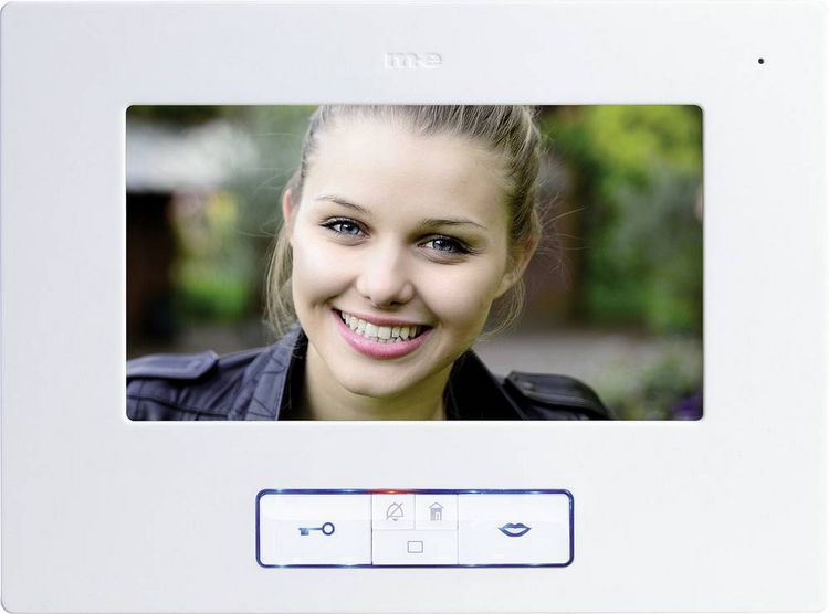Produktbild: M-e modern-electronics VISTUS VD ALU-6710A Video-T&uuml;rsprechanlage Kabelgebunden Anthrazit