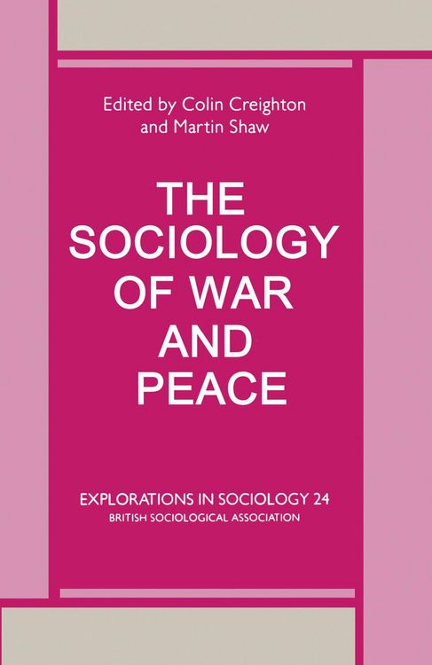 Produktbild: Sociology of War and Peace