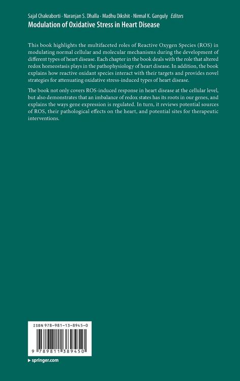 Produktbild: Modulation of Oxidative Stress in Heart Disease