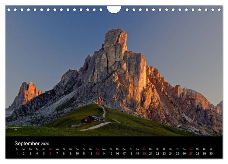 Produktbild: Alpen (Wandkalender 2026 DIN A4 quer), CALVENDO Monatskalender