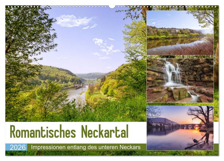 Produktbild: Romantisches Neckartal (Wandkalender 2026 DIN A2 quer), CALVENDO Monatskalender
