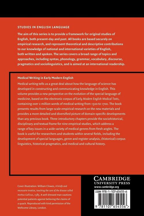 Produktbild: Medical Writing in Early Modern English