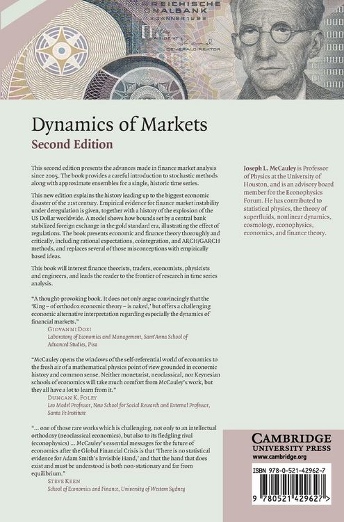 Produktbild: Dynamics of Markets