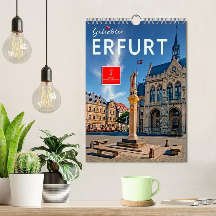 Produktbild: Geliebtes Erfurt (Wandkalender 2026 DIN A4 hoch), CALVENDO Monatskalender