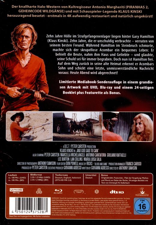 Produktbild: Satan der Rache - Mediabook - LImited Edition (4K Ultra HD+Blu-ray)