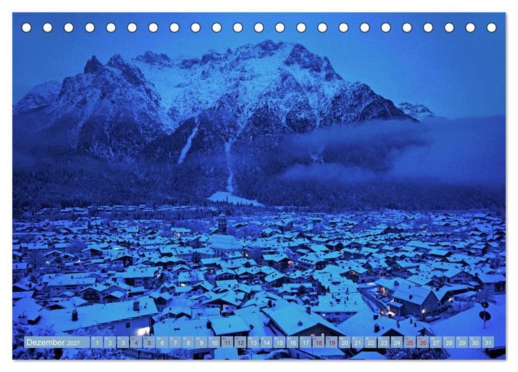 Produktbild: Mittenwald - Perle des Werdenfelser Landes (Tischkalender 2027 DIN A5 quer), CALVENDO Monatskalender