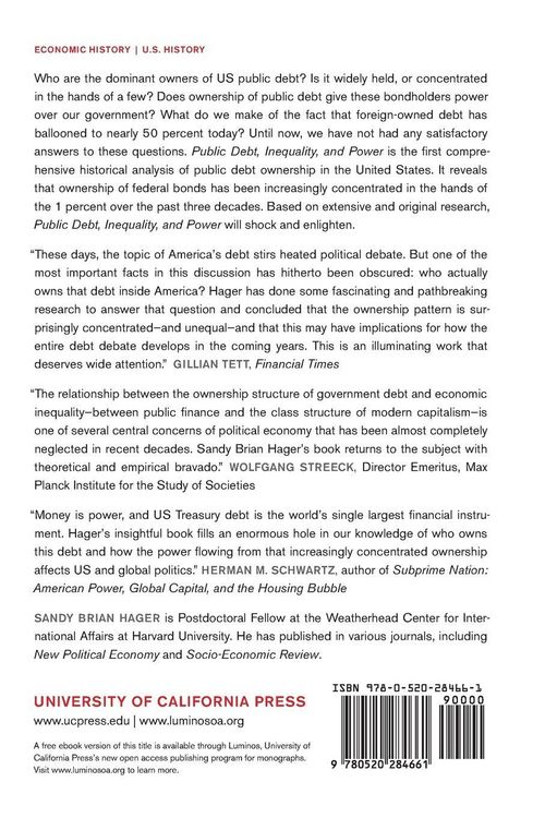 Produktbild: Public Debt, Inequality, and Power