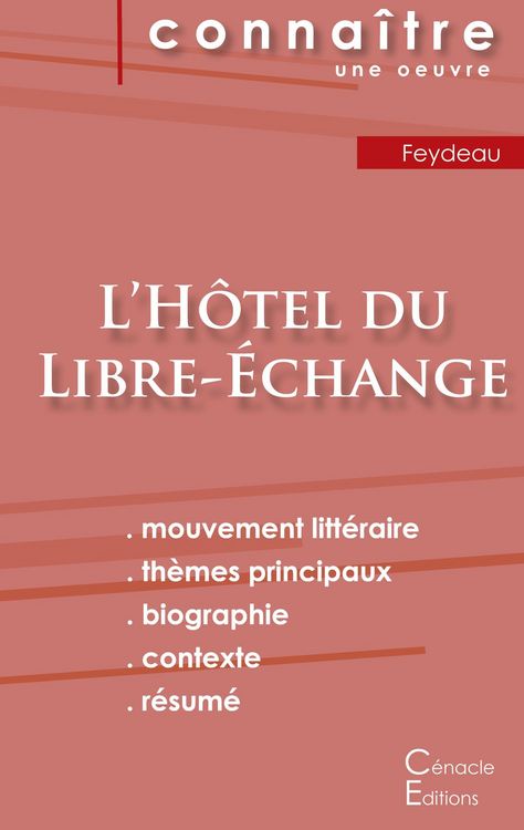 Produktbild: Fiche de lecture L'H&ocirc;tel du Libre-&Eacute;change (Analyse litt&eacute;raire de r&eacute;f&eacute;rence et r&eacute;sum&eacute; complet)