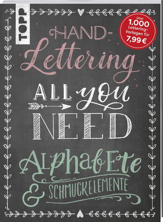 Produktbild: Handlettering All you need. Die sch&ouml;nsten Alphabete und Schmuckelemente
