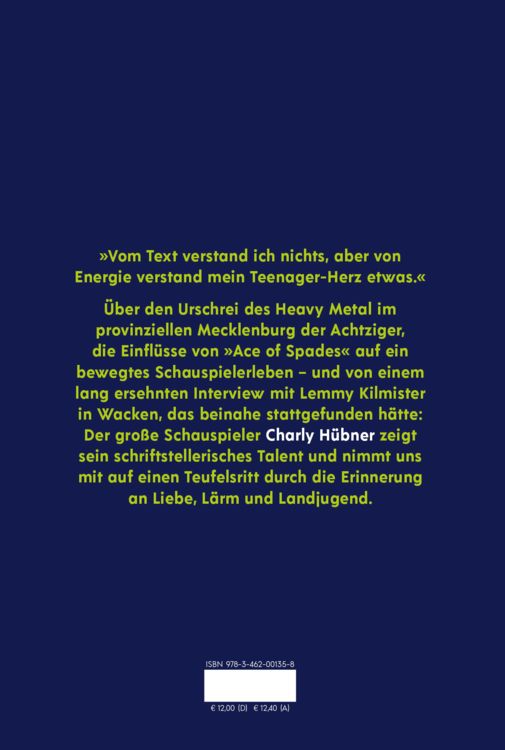 Produktbild: Charly H&uuml;bner &uuml;ber Mot&ouml;rhead oder Warum ich James Last dankbar sein sollte
