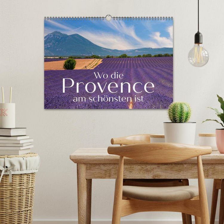 Produktbild: Wo die Provence am sch&ouml;nsten ist (Wandkalender 2026 DIN A3 quer), CALVENDO Monatskalender