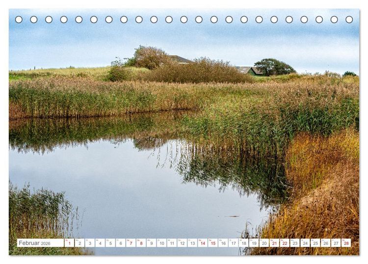 Produktbild: Naturerlebnis R&oslash;m&oslash; (Tischkalender 2026 DIN A5 quer), CALVENDO Monatskalender