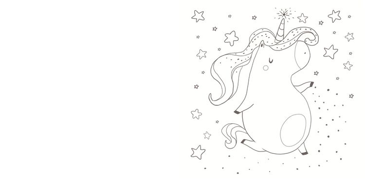 Produktbild: Das einhorntastische Malbuch: Ausmalbuch Einhorn mit 50 Glitzer-Stickern