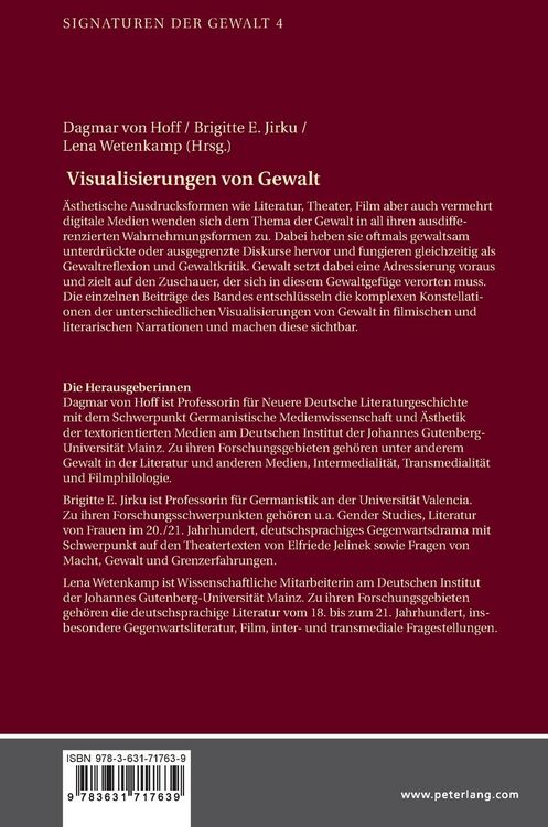 Produktbild: Visualisierungen von Gewalt