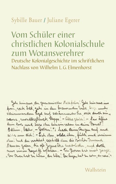 Produktbild: Vom Sch&uuml;ler einer christlichen Kolonialschule zum Wotansverehrer