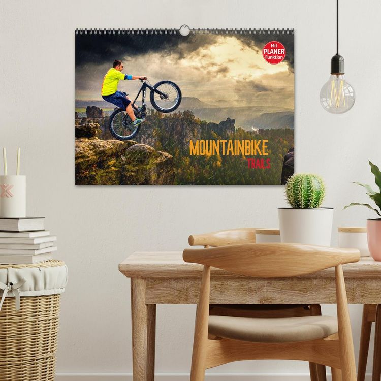 Produktbild: Mountainbike Trails (Wandkalender 2026 DIN A3 quer), CALVENDO Monatskalender