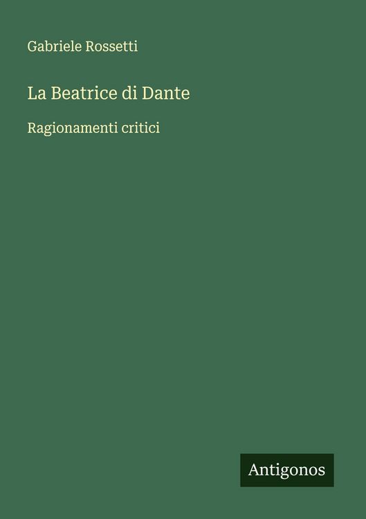 Produktbild: La Beatrice di Dante