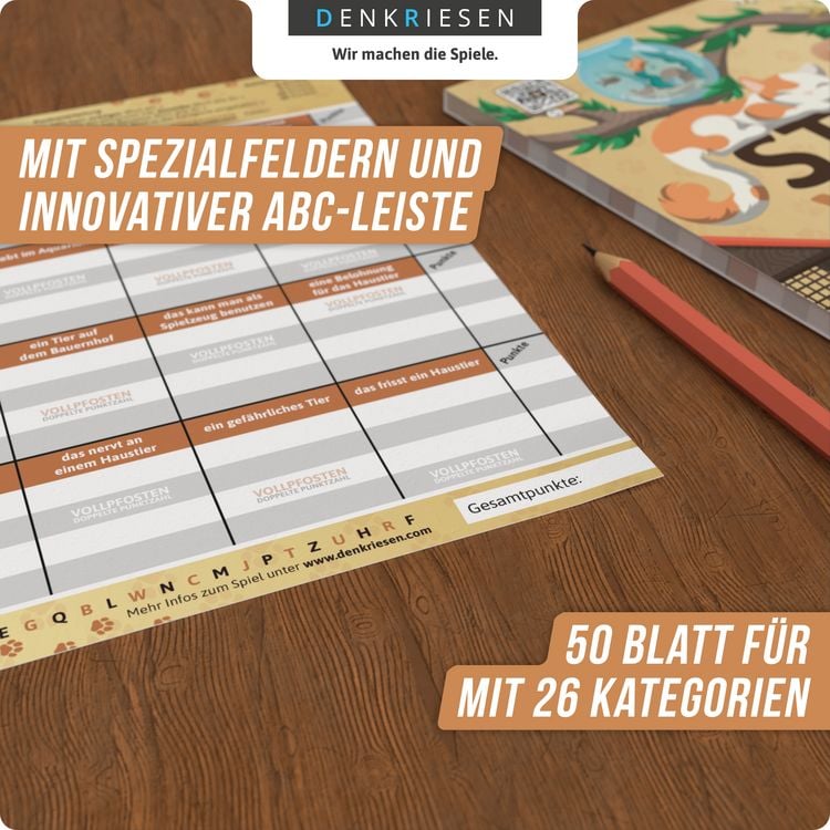 Produktbild: DENKRIESEN - STADT LAND VOLLPFOSTEN&reg; - HAUSTIER EDITION - "F&uuml;r alle &bdquo;Felle&ldquo;." - A4