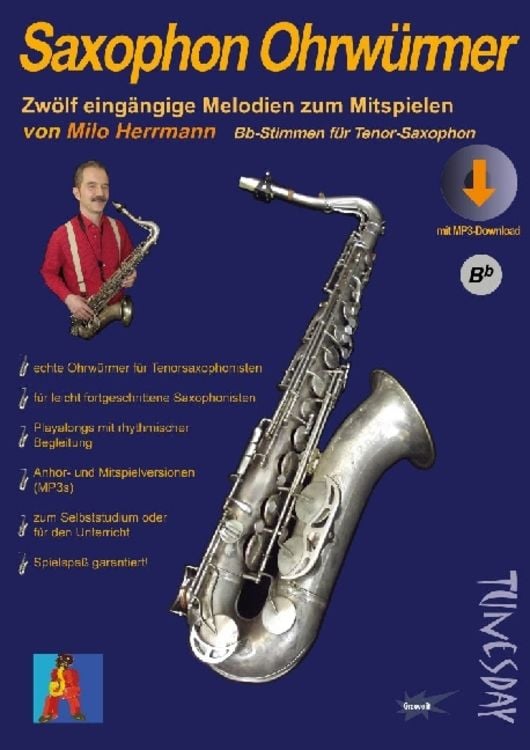 Produktbild: Saxophon Ohrw&uuml;rmer, f&uuml;r Tenor-Saxophon