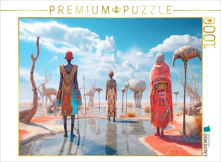 Produktbild: CALVENDO Puzzle Der Surrealismus trifft die W&uuml;ste | 1000 Teile Lege-Gr&ouml;&szlig;e 64x48cm Foto-Puzzle f&uuml;r gl&uuml;ckliche Stunden