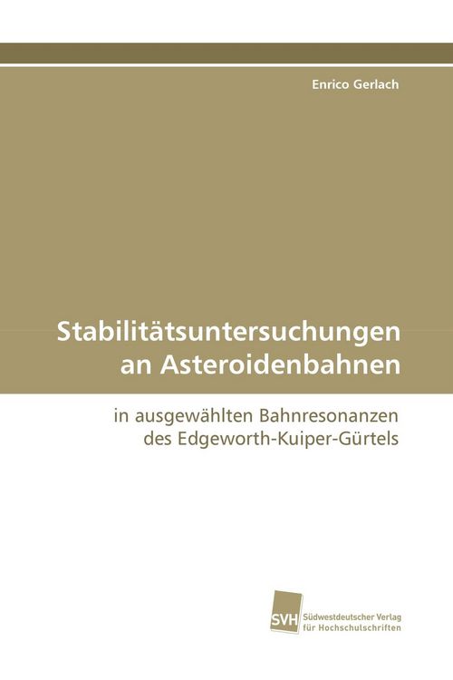 Produktbild: Stabilit&auml;tsuntersuchungen an Asteroidenbahnen