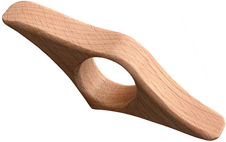 Produktbild: Buch-Seitenhalter aus Buche - Handgefertigt in Berlin - Thumb Thing, Lesezubeh&ouml;r, Buchzubeh&ouml;r, Geschenk f&uuml;r B&uuml;cherliebhaber, Vielleser, fixiert das ge