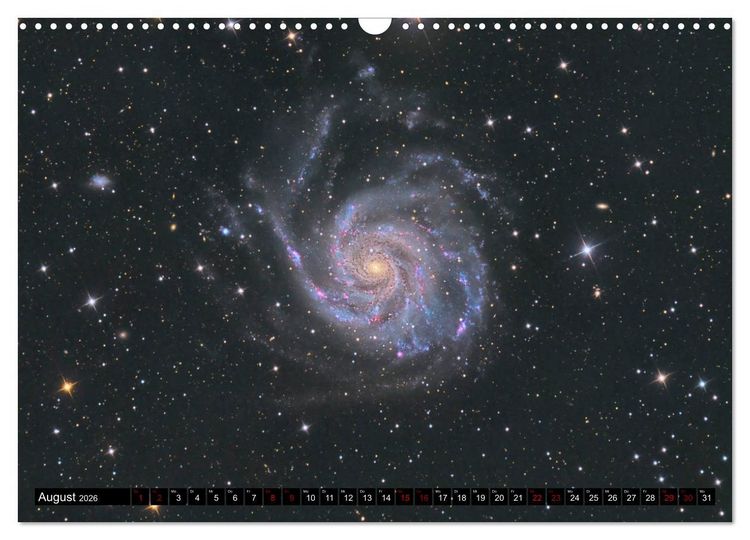 Produktbild: Galaxien des Nordhimmels (Wandkalender 2026 DIN A3 quer), CALVENDO Monatskalender