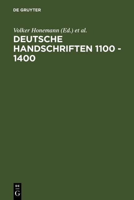 Produktbild: Deutsche Handschriften 1100 - 1400