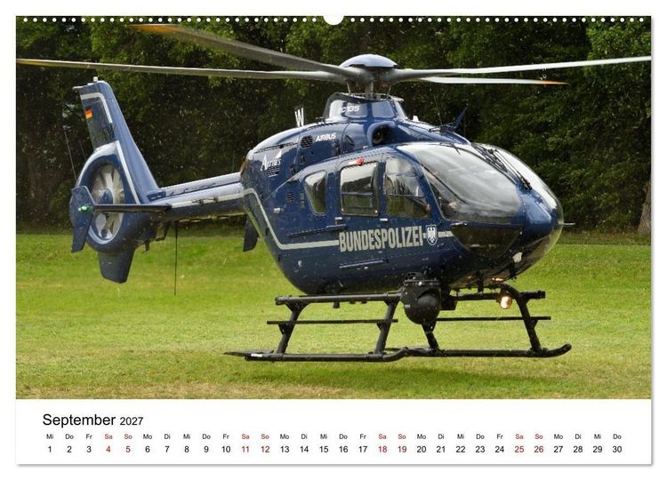 Produktbild: Hubschrauberdynamik in allen Facetten (hochwertiger Premium Wandkalender 2027 DIN A2 quer), Kunstdruck in Hochglanz