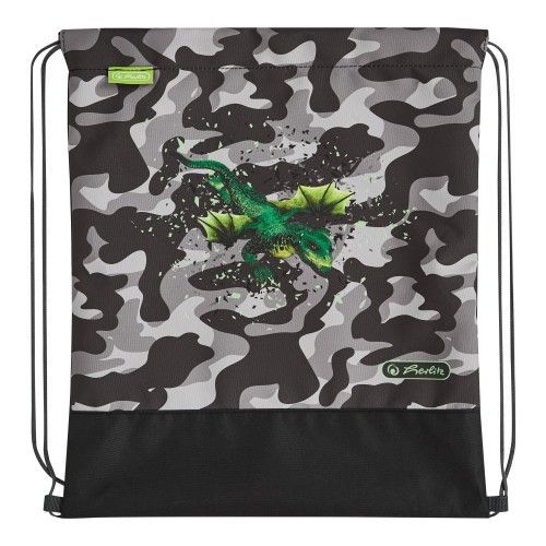 Produktbild: Herlitz Schulranzen UltraLight Plus Camo Dragon 16 Liter bef&uuml;llt