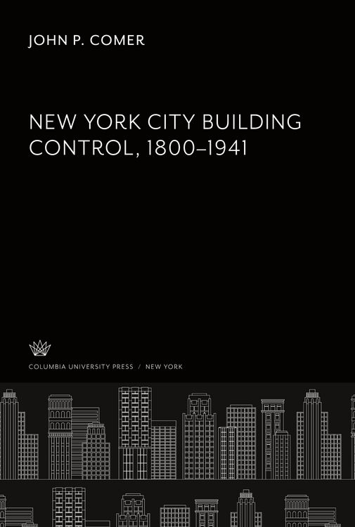 Produktbild: New York City Building Control 1800-1941