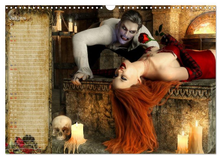 Produktbild: Vampire - Kinder der Nacht (Wandkalender 2026 DIN A3 quer), CALVENDO Monatskalender