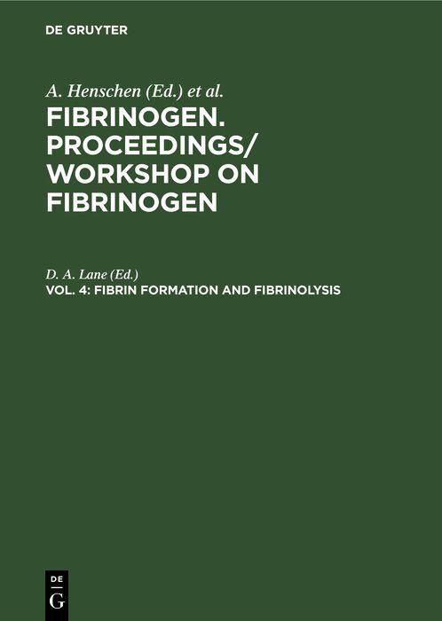 Produktbild: Fibrin formation and Fibrinolysis