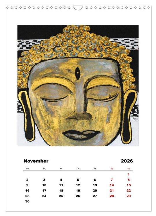 Produktbild: Buddha Relax (Wandkalender 2026 DIN A3 hoch), CALVENDO Monatskalender