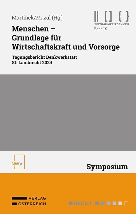 Produktbild: Menschen &ndash; Grundlage f&uuml;r Wirtschaftskraft und Vorsorge