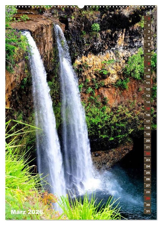 Produktbild: Aloha - Wasser auf Hawaii (Wandkalender 2026 DIN A2 hoch), CALVENDO Monatskalender