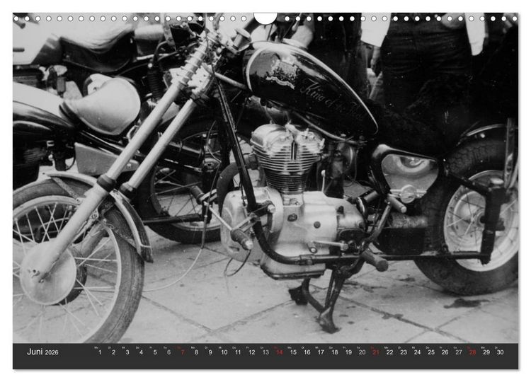 Produktbild: east Rider - Biker und Bikes aus der DDR (Wandkalender 2026 DIN A3 quer), CALVENDO Monatskalender