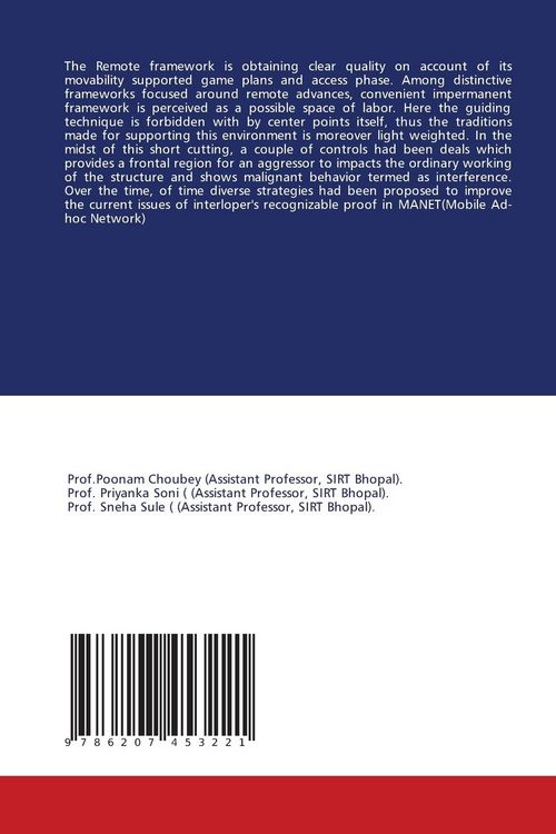 Produktbild: Intrusion Detection System Using MANET