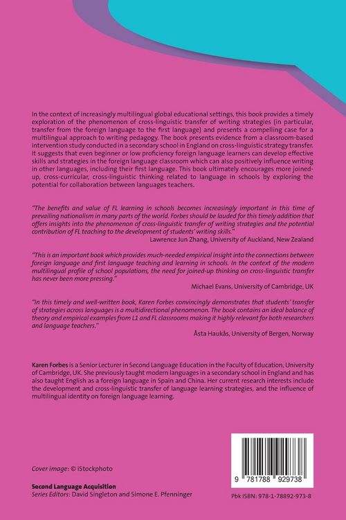 Produktbild: Cross-Linguistic Transfer of Writing Strategies
