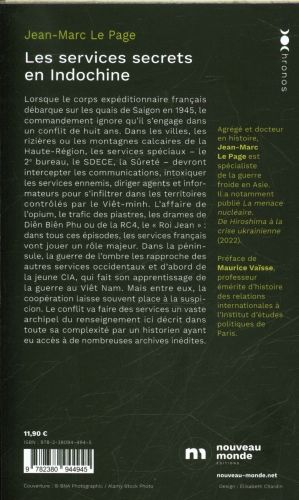Produktbild: Les services secrets en Indochine