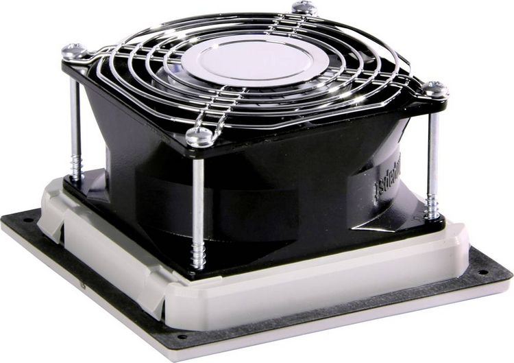 Produktbild: Elmeko LV 100 24V DC Filterl&uuml;fter 24 V/DC 2.2W (B x H x T) 105 x 105 x 59.5mm 1St.