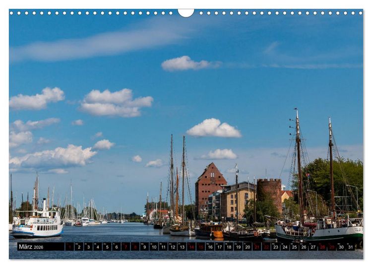 Produktbild: Hansestadt Greifswald (Wandkalender 2026 DIN A3 quer), CALVENDO Monatskalender