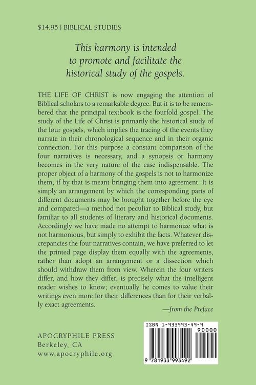 Produktbild: A Harmony of the Gospels