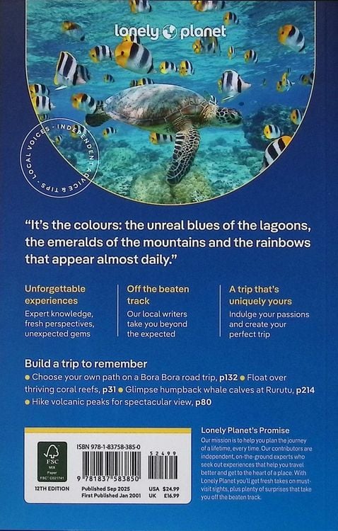 Produktbild: Lonely Planet Tahiti & French Polynesia