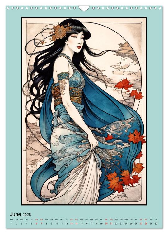 Produktbild: Women's Images of the Belle &Eacute;poque (Wall Calendar 2026 DIN A3 portrait), CALVENDO 12 Month Wall Calendar