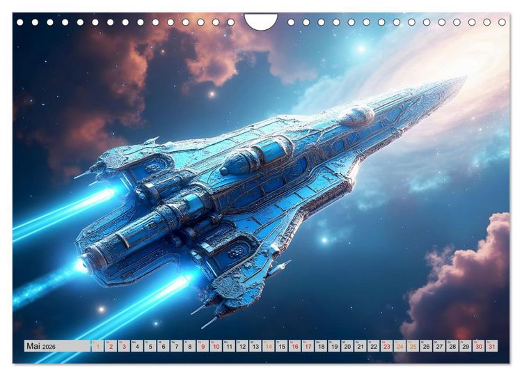Produktbild: Kosmische Extravaganz (Wandkalender 2026 DIN A4 quer), CALVENDO Monatskalender